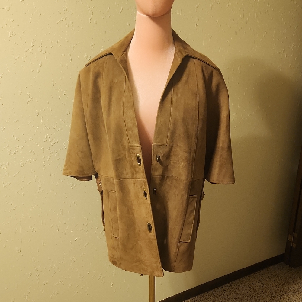 Nordstrom Men's Light Brown Suede Jacket